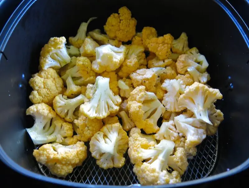 Cooking the Cauliflower in Air fryer