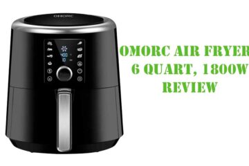 OMORC Air Fryer, 6 Quart, 1800W